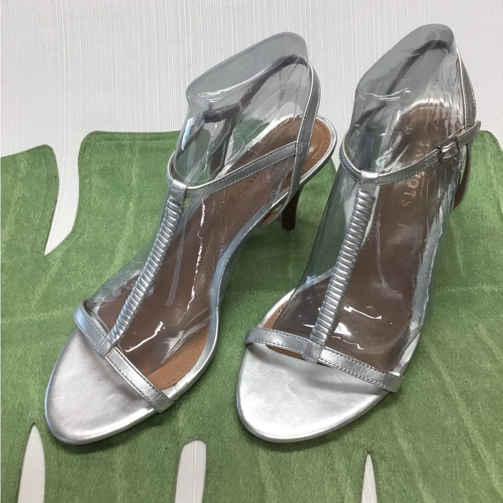Talbots New Silver Heels - Picture 2 of 8